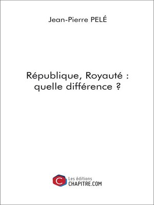 cover image of République, Royauté